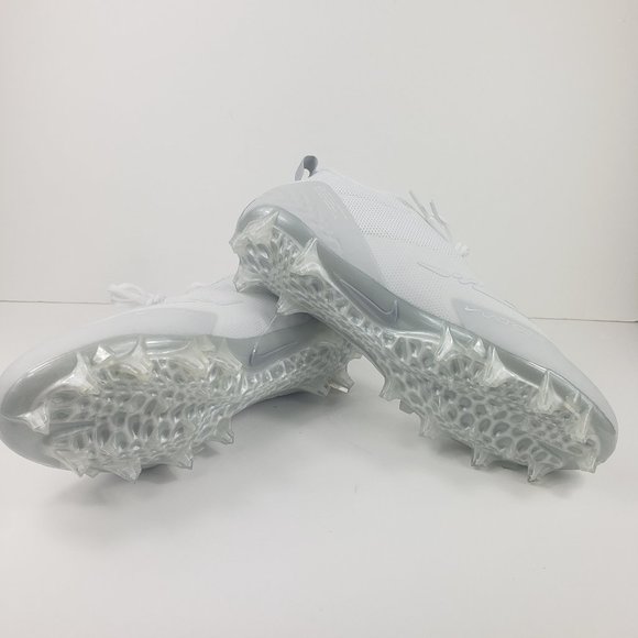 Nike Alpha Huarache 8 Pro  White/Pure Platinum/Wolf Grey Men's Size 11 NWOT - Picture 12 of 13